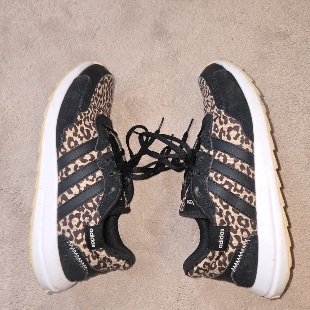Adidas Women's Leopard Print Sneakers - 7